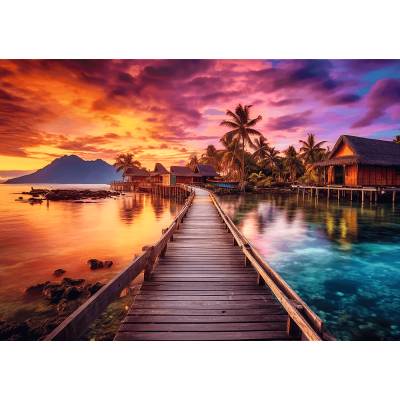 Trefl - Puzzle The Paradise Island - 1 000 piese