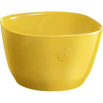 Emile Henry Квадратна керамична купа за салата - размер s - 2 л. - жълта (eh 6592-90)