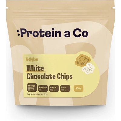 Protein & Co. Čokopecky Biela belgická čokoláda 0,5 kg