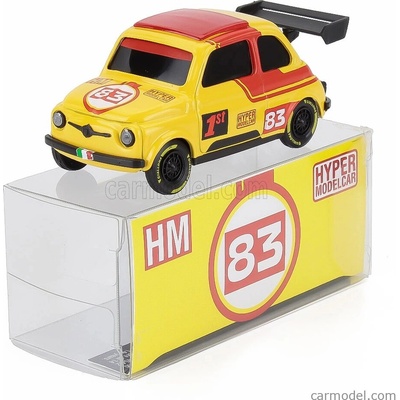 Brumm Fiat 500 Brums Livery Hyper Modelcar N 83 2025 24h Le Mans Wheels Žlutá Červená 1:43