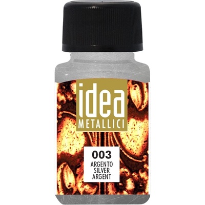 Maimeri Liquid Metallic Colours Idea Metallici Покритие 60 ml Silver 003 (M4014003)