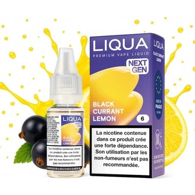 никотинова течност Liqua Elements - Black Currant Lemon 18мг