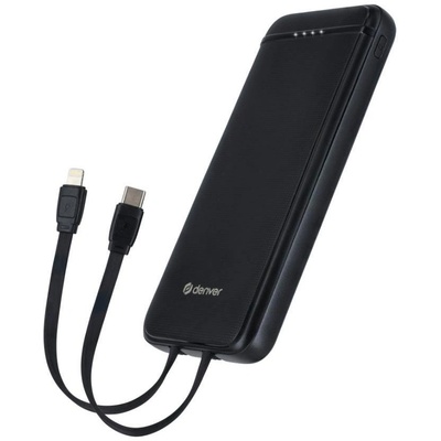 Denver Electronics Денвър PQCA-10320 10000 mAh Power Bank Power Delivery 2.0 Черно (PQCA-10320)