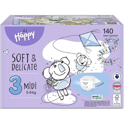 Bella Happy 3 Midi 5-9 kg 140 ks