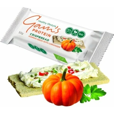 Gam's Proteín BIO Chrumkavý Chlebík Tekvicové Semienka s Koriandrom 50 g