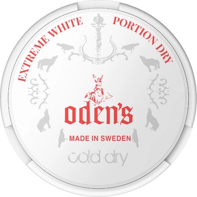 GN Tobacco Odens Extreme cold white dry 22 mg 20 sáčků
