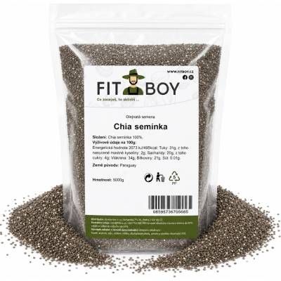 FITBOY Chia semienka 5000 g