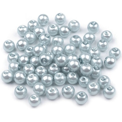 Prima-obchod Skleněné voskové perly Ø6 mm, barva 09B modrá holubí – Zboží Mobilmania