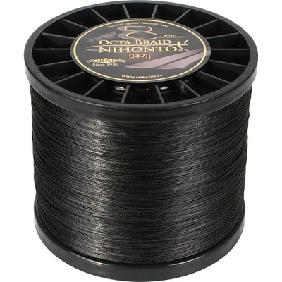 Mikado šnúra Nihonto Octa Braid black 3000m 0,14mm 10,15kg