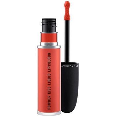 MAC Cosmetics Powder Kiss Liquid Lipcolour matná tekutá rtěnka Ruby Boo 5 ml