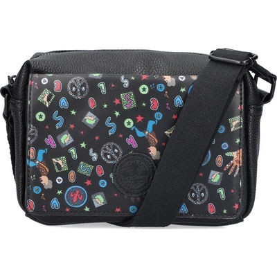 Rieker dámská crossbody kabelka H1455-02 multicolor schwarz černá