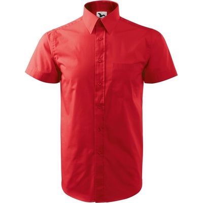 Malfini košile short sleeve červená