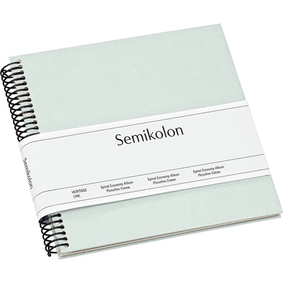 Semikolon Фотоалбум Uni Economy с бели карти малък ментов (364020)