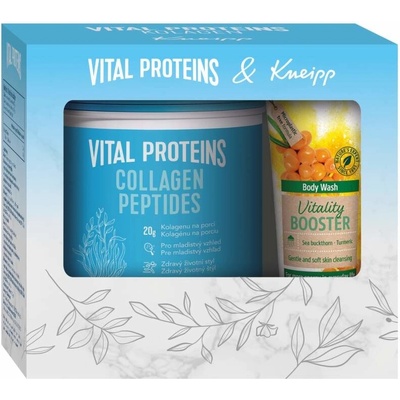 Vital Proteins Collagen Peptides 567g+Kneipp sprchový gel Kneipp Vitality Booster sprchový gél 200 ml + Vital Proteins Collagen Peptides kolagén pre krásne vlasy, pleť a nechty 567 g