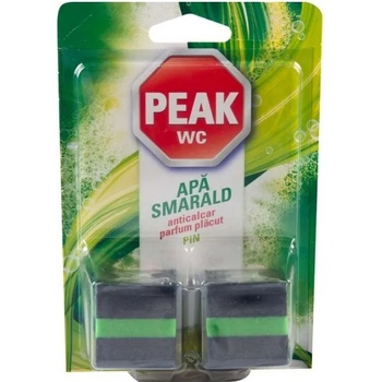 Peak таблетки за казанче, Зелена вода, Pine, 2 броя