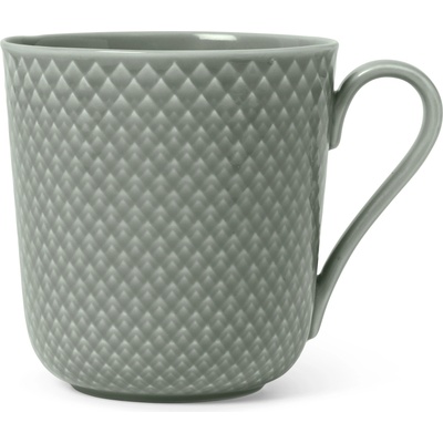 Lyngby Чаша халба Rhombe Earth 390 мл сивкавозелена (201840)