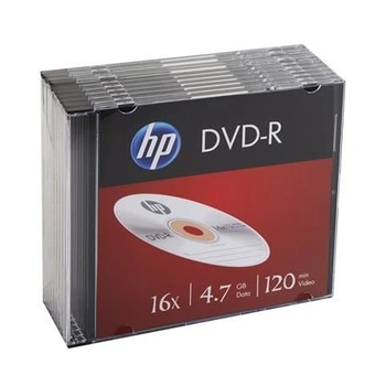 HP Дискове, HP, DVD-R, 4.7 GB, 16x, 10 броя (DVDH-16V10) (DVDH-16V10)