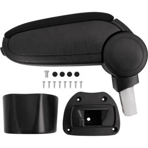 vidaXL Подлакътник за кола черен 14, 5x31, 5x(30-48) см ABS (154664)