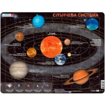 Image 1 of Larsen - Образователен пъзел - Слънчева система - 70 части (SS1)