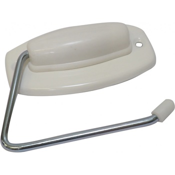 CZ držák WC papíru bílý kovový závěs