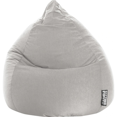 Beanbag Sedací vak Easy XL 70 × 110 cm sivý