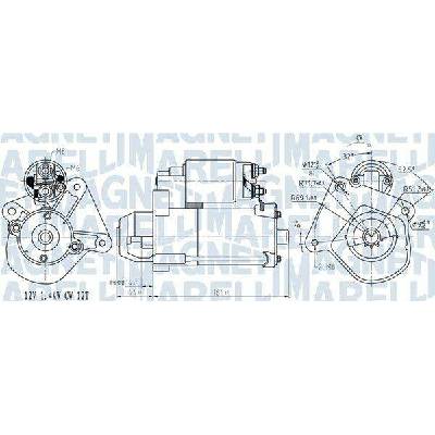 Startér MAGNETI MARELLI 063721275010