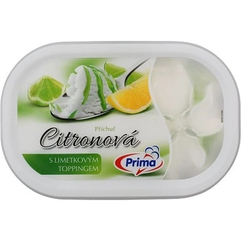 Prima Citrónová zmrzlina s limetkovým toppingom 900 ml