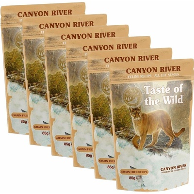 TASTE OF THE WILD Canyon River Cat 6 x 85 g
