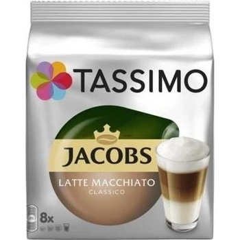 Tassimo Jacobs Krönung Latte Macchiato méně cukru 8 ks