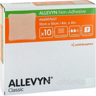 Allevyn Non-Adhesive Krytie na rany (10 x 10 cm) 10 ks