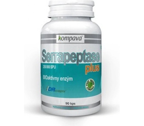 Kompava Serrapeptase Plus 355 mg 90 kapsúl