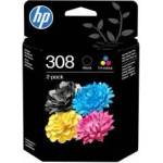 HP Compaq HP 308 Schwarz und Tri-Color Original Druckerpatronen - 6L6S6UE#SE1