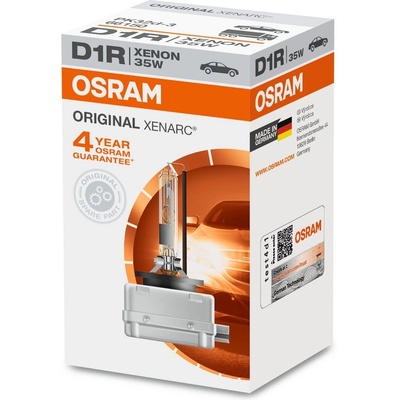 OSRAM XENARC Osram ORIGINAL D1R, xenon headlight lamp, 4150K, 66150, folding box (1 lamp) - 66154