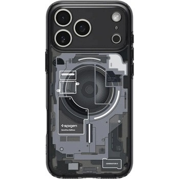 Spigen iPhone 17 Pro Max SPIGEN ULTRA HYBRID ZERO ONE Пластмасов удароустойчив капак за телефон MagSafe, черен ACS10042 (ACS10042)