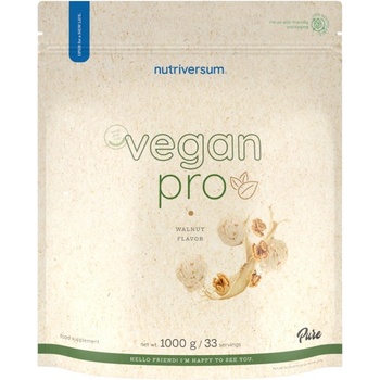 Nutriversum Vegan Pro | Pea and Rice Protein [1000 грама] Орех