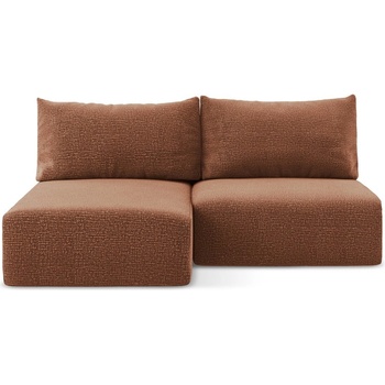 makamii Разтегателен ъглов диван с място за съхранение в тухлен цвят (ляв ъгъл) Kalena - Makamii (KALENA_LCOF_38_P1_C4)