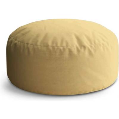 Sablio Taburet Circle Žlutá vegas: 38x48 cm