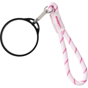 Dopper Wrist Cord Black Mug Ring - Cherry Pink