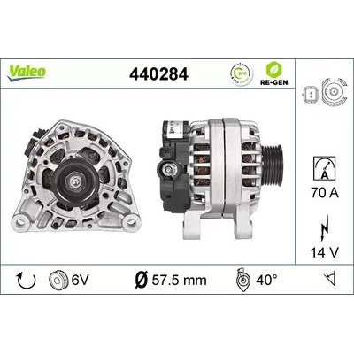 VALEO Alternátor VA 440284