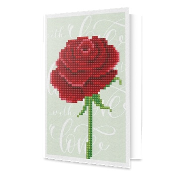 Image 1 of Diamond dotz Роза - диамантена картичка ddg. 017