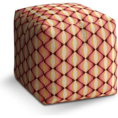 Sablio Taburet Cube Kaleidoskop spomienok: 40x40x40 cm