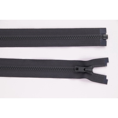 de-park Zip YKK - 65cm - dělitelný - antracitová - 888