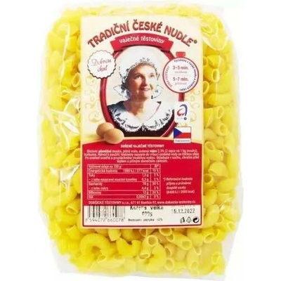 Dobšické těstoviny velká kolínka vaječné 400 g