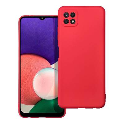 Kryt Forcell SOFT Case Samsung Galaxy A22 5G červený