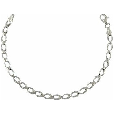 INFINITYSILVER Strieborný náramok agganciato oválky CFO04217