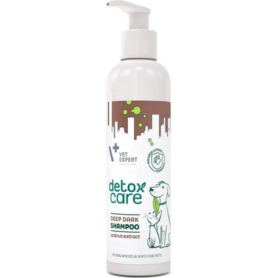 Vetexpert Detox Care Deep Dark Shampoo - шампоан за кучета и котки - 250 мл (5902414213289)