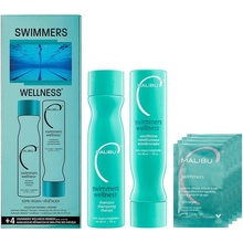 Malibu C Swimmers šampon 266 ml + kondicionér 266 ml + Malibu Swimmers kúra 4 x 5 g darčeková sada