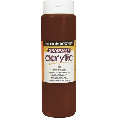 Daler-Rowney Graduate АКРИЛНА боя Burnt Umber 500 ml 1 бр (123500225)