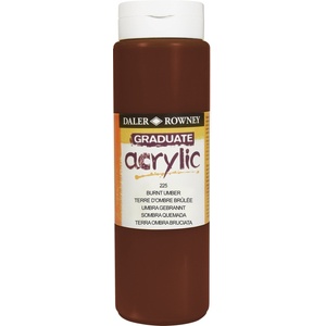 Daler-Rowney Graduate АКРИЛНА боя Burnt Umber 500 ml 1 бр (123500225)