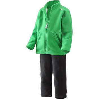 Dětský fleecový komplet Reima Kaksi mikina a kalhoty zelený